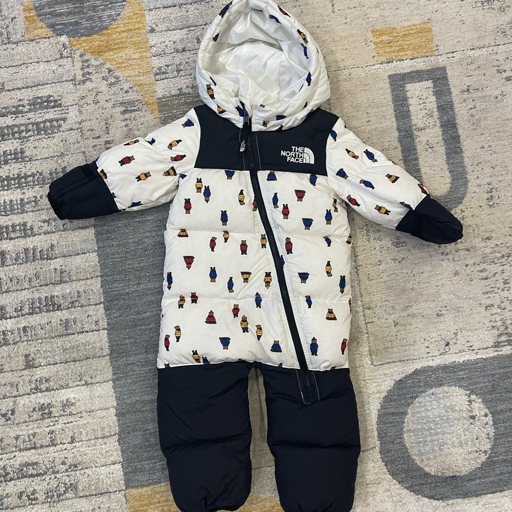 ❗️SOLD❗️North Face snowsuit baby snowsuit northface retro one piece
